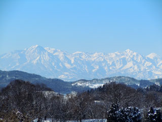 妙高山、火打山、焼山